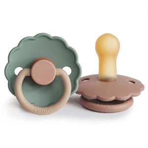 FRIGG Pacifiers Daisy Rose Gold/Willow